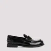 Miu Miu Women's Leather Loafers In Black