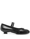 Miu Miu Ballerinas Mit Logo-intarsie