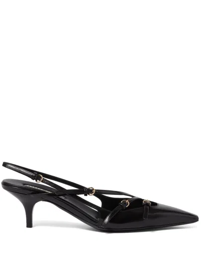 Miu Miu Black Leather Pumps