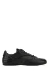 Miu Miu Black Leather Sneakers In Black