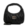 Miu Miu Matelasse Quilted Top Handle Hobo Bag