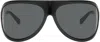 Miu Miu Black Mask Sunglasses In Black