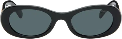 Miu Miu Black Miu Glimpse Sunglasses