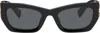 Miu Miu Black Miu Glimpse Sunglasses