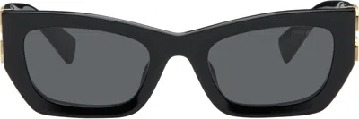 Miu Miu Black Miu Glimpse Sunglasses