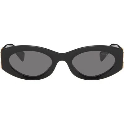 Miu Miu Black Miu Glimpse Sunglasses