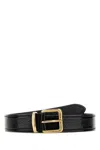 Miu Miu Cintura In Naplak Nero Donna
