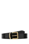 Miu Miu Black Naplak Belt
