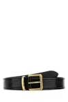 Miu Miu Cintura In Naplak Nero Donna