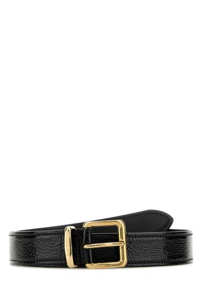 MIU MIU BLACK NAPLAK BELT