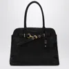 Miu Miu Black Nappa Leather Aventure Bag Women In Black