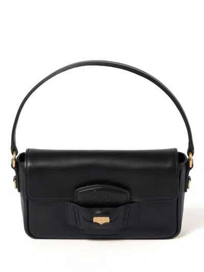 Miu Miu Black Penny Shoulder Bag