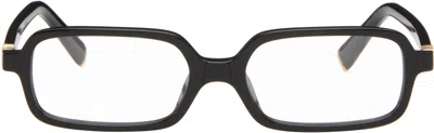 Miu Miu Black Rectangle Glasses