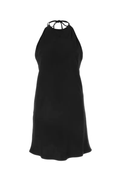 Miu Miu Black Satin Dress