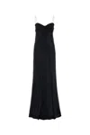 Miu Miu Women's Stain Long Dress In Black