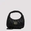 Miu Miu Matelasse Quilted Top Handle Hobo Bag