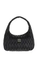 Miu Miu Black Wander Matelasse Shoulder Bag
