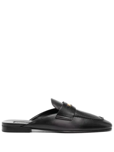 MIU MIU BLEACHED LEATHER LOAFERS