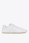 Miu Miu Suede Low-top Sneakers In White