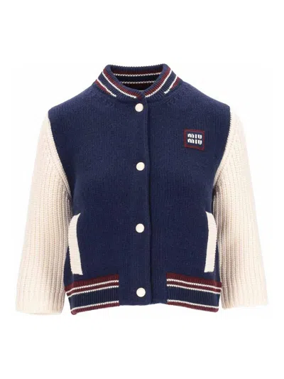 Miu Miu Chaqueta Casual - Azul