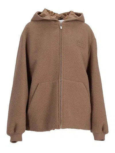 Miu Miu Chaqueta Casual - Camel