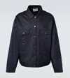 Miu Miu Blouson Chino Aus Baumwolle In Blau