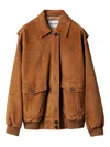 Miu Miu Logo Suede Blouson