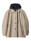 Miu Miu Long-sleeved Casual Jacket In Nude & Neutrals