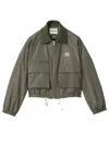 Miu Miu Technical Fabric Tailored Blouson Jacket In Multi