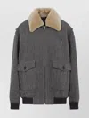 Miu Miu Blouson Wool Shearling Collar