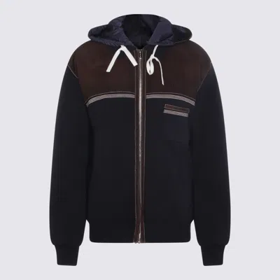 Miu Miu Blue Cashmere Down Jacket