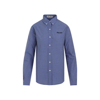 Miu Miu Blue Check Shirt