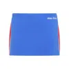 Miu Miu Blue Logo Embroidery Skirt In Blue
