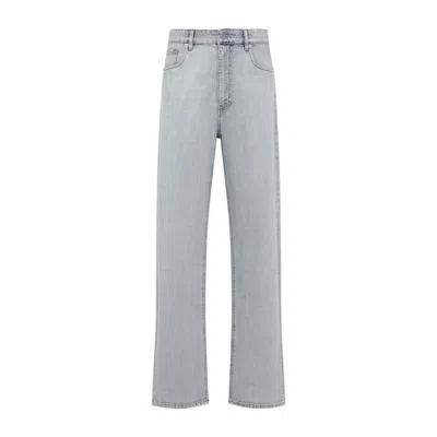 Miu Miu Blue Straight High Rise Jeans
