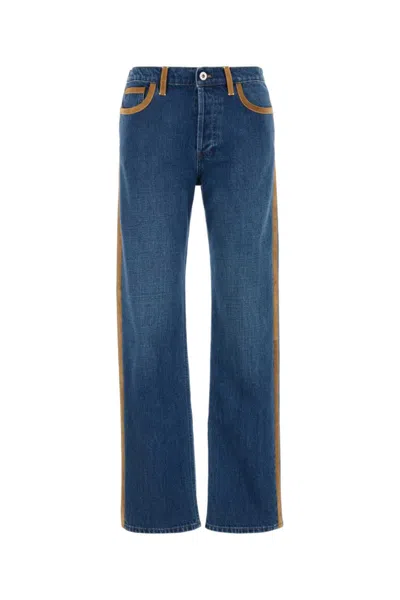 Miu Miu Blue Straight-leg Denim Jeans