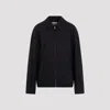 Miu Miu Wool Blend Pinstripe Jacket In Blue