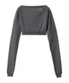 Miu Miu Women Wool Boat-neck Sweater In Gray