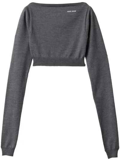 MIU MIU BOAT-NECK TOP