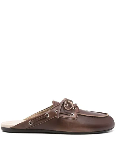 Miu Miu Boat Shoe Mules