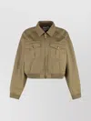 Miu Miu Bomber Jacket In Cotton