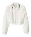 Miu Miu Bonded Piqué And Technical Jersey Blouson Jacket