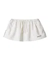 Miu Miu Cotton-jersey Mini Skirt