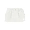 Miu Miu Bonded Piquet Mini Skirt In White