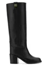 Miu Miu Black Leather Boots