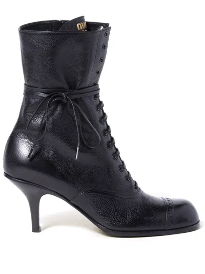 Miu Miu Boots In Black