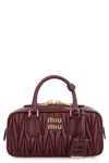 Miu Miu Borsa Arcadie In Quilted Napa. In Brown