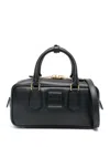 Miu Miu Arcadie Regular Leather Bag In Black