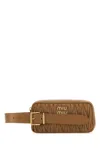 Miu Miu Women Biscuit Leather Clutch