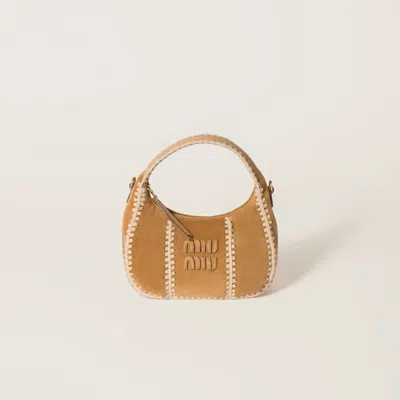 Miu Miu Borse Camoscio Crochet