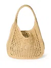 Miu Miu Raffia-effect Woven Hobo Bag